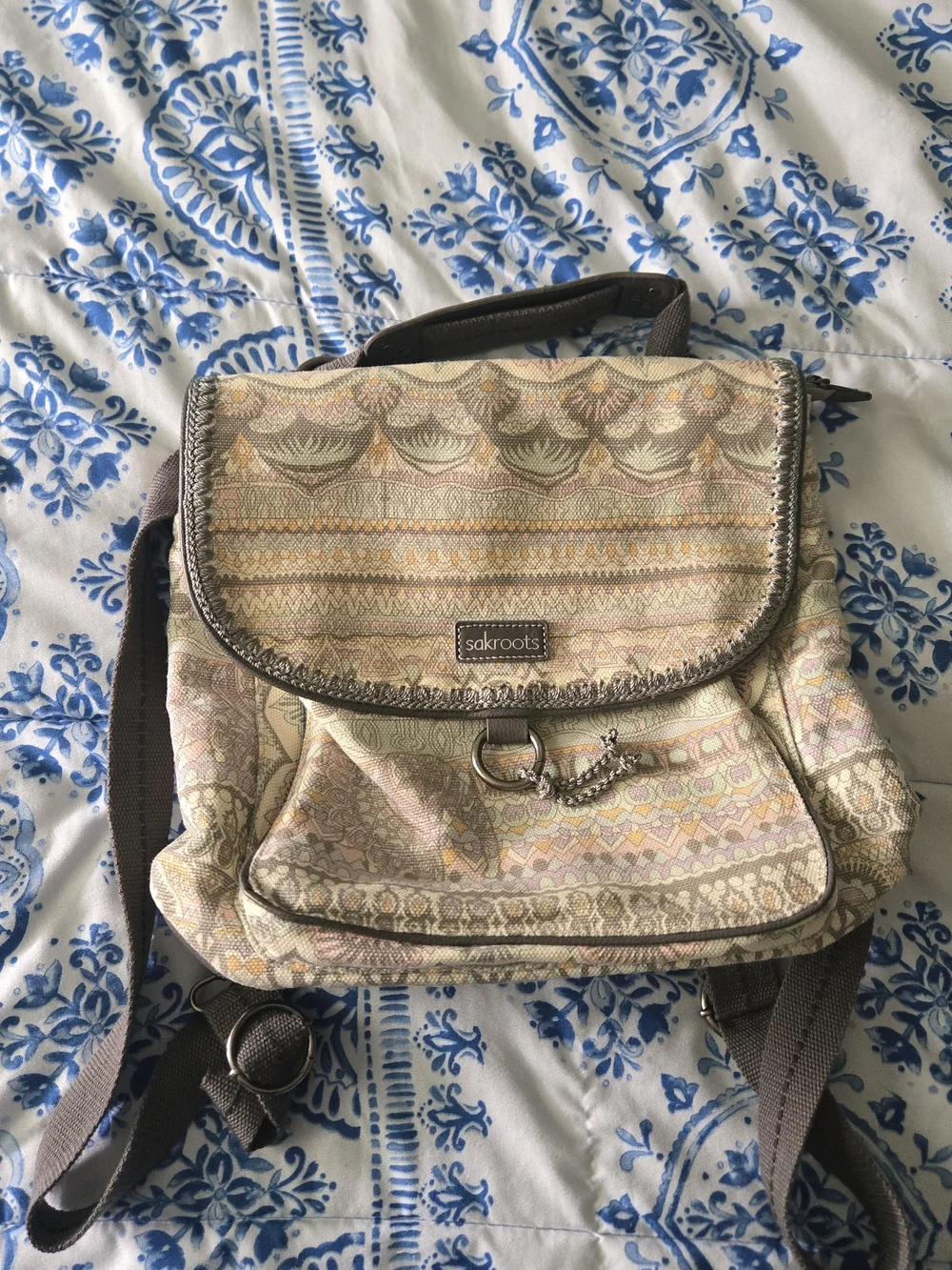 Sakroots Convertible Backpack Crossbody Bag